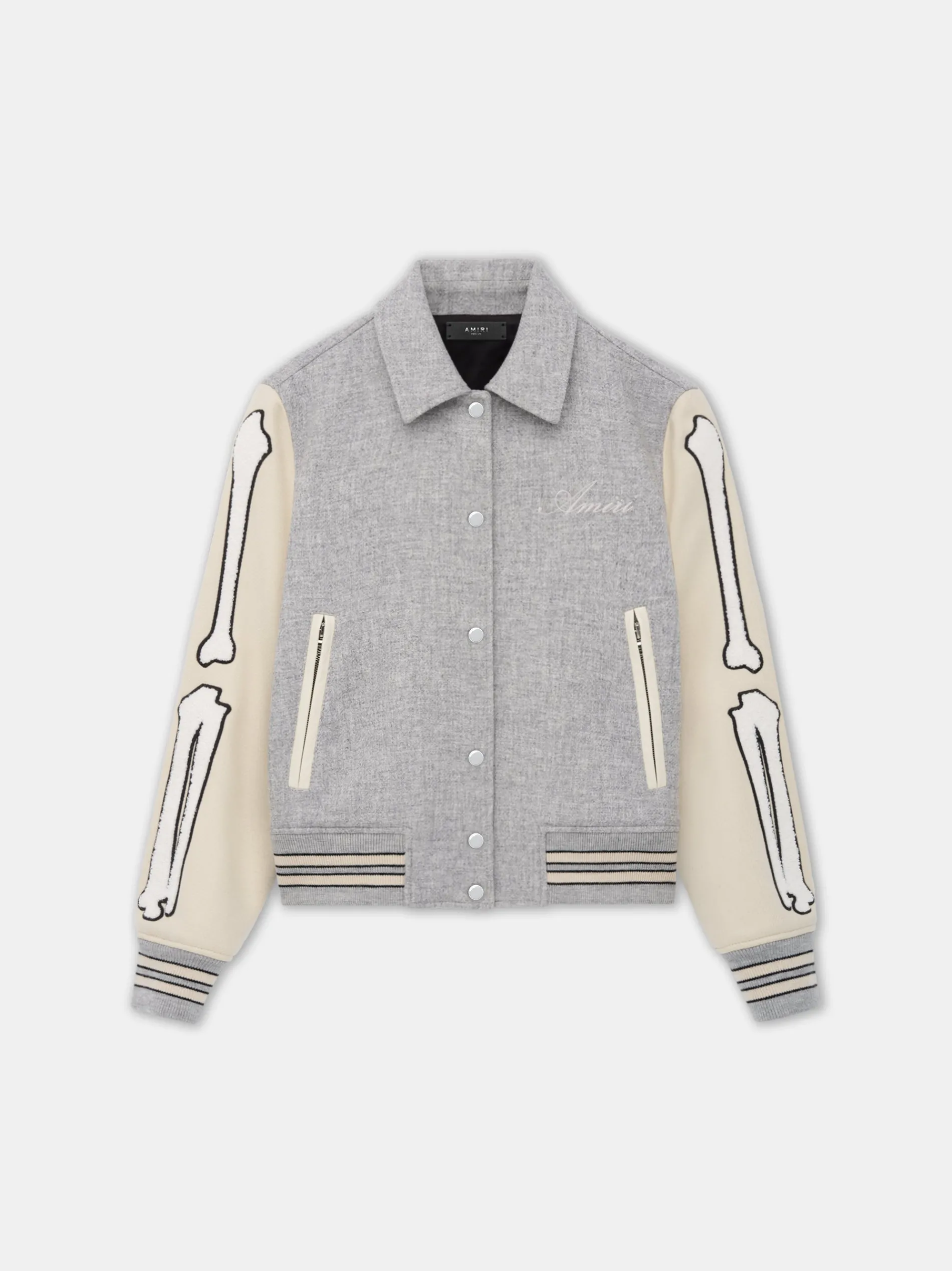 AMIRI Outerwear<WOMEN'S BONES JACKET Grey
