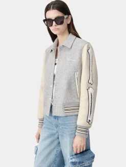 AMIRI Outerwear<WOMEN'S BONES JACKET Grey