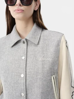 AMIRI Outerwear<WOMEN'S BONES JACKET Grey