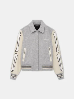 AMIRI Outerwear<WOMEN'S BONES JACKET Grey