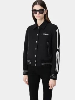 AMIRI Outerwear<WOMEN'S BONES JACKET BLACK