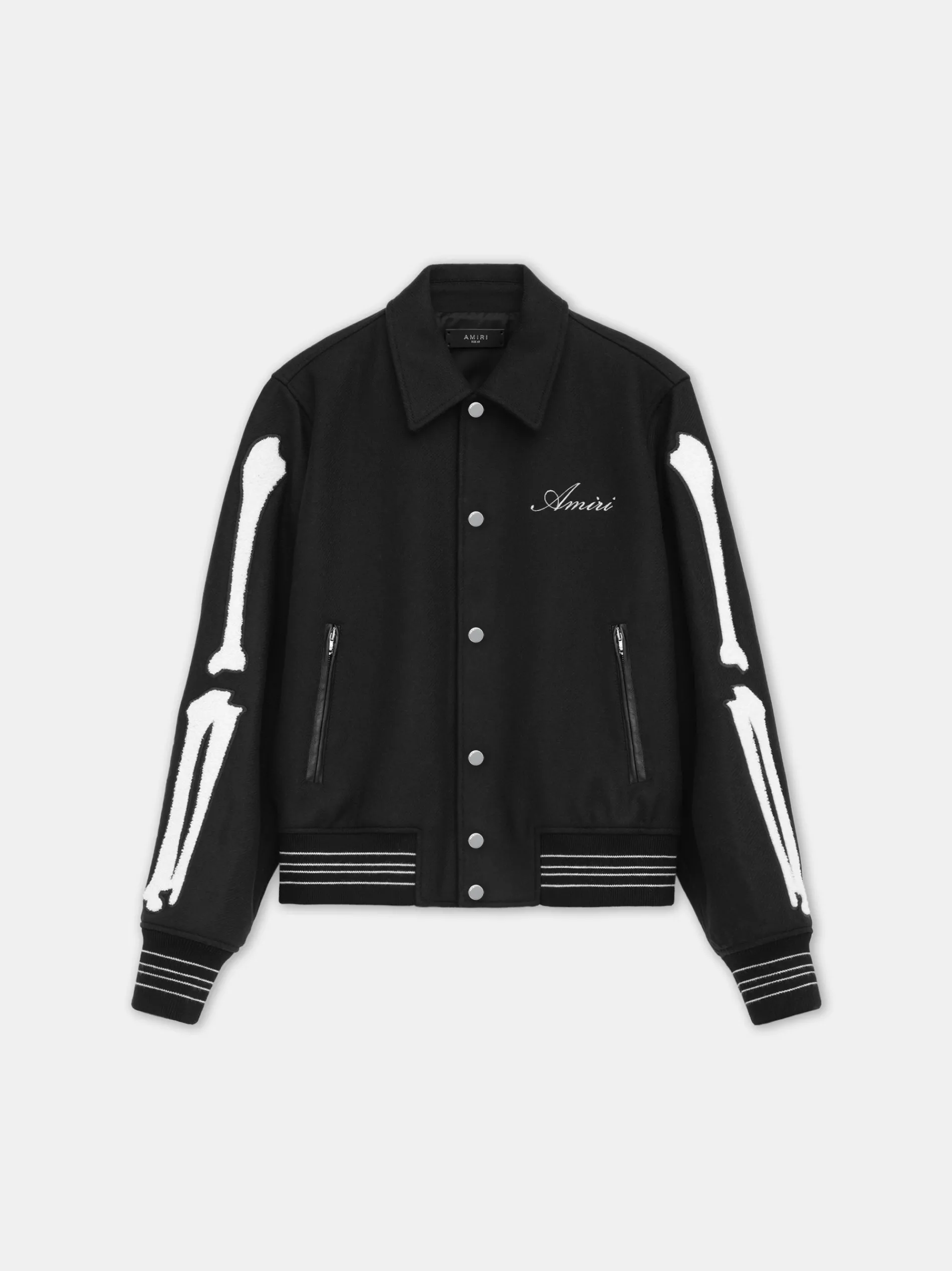 AMIRI Outerwear<WOMEN'S BONES JACKET BLACK
