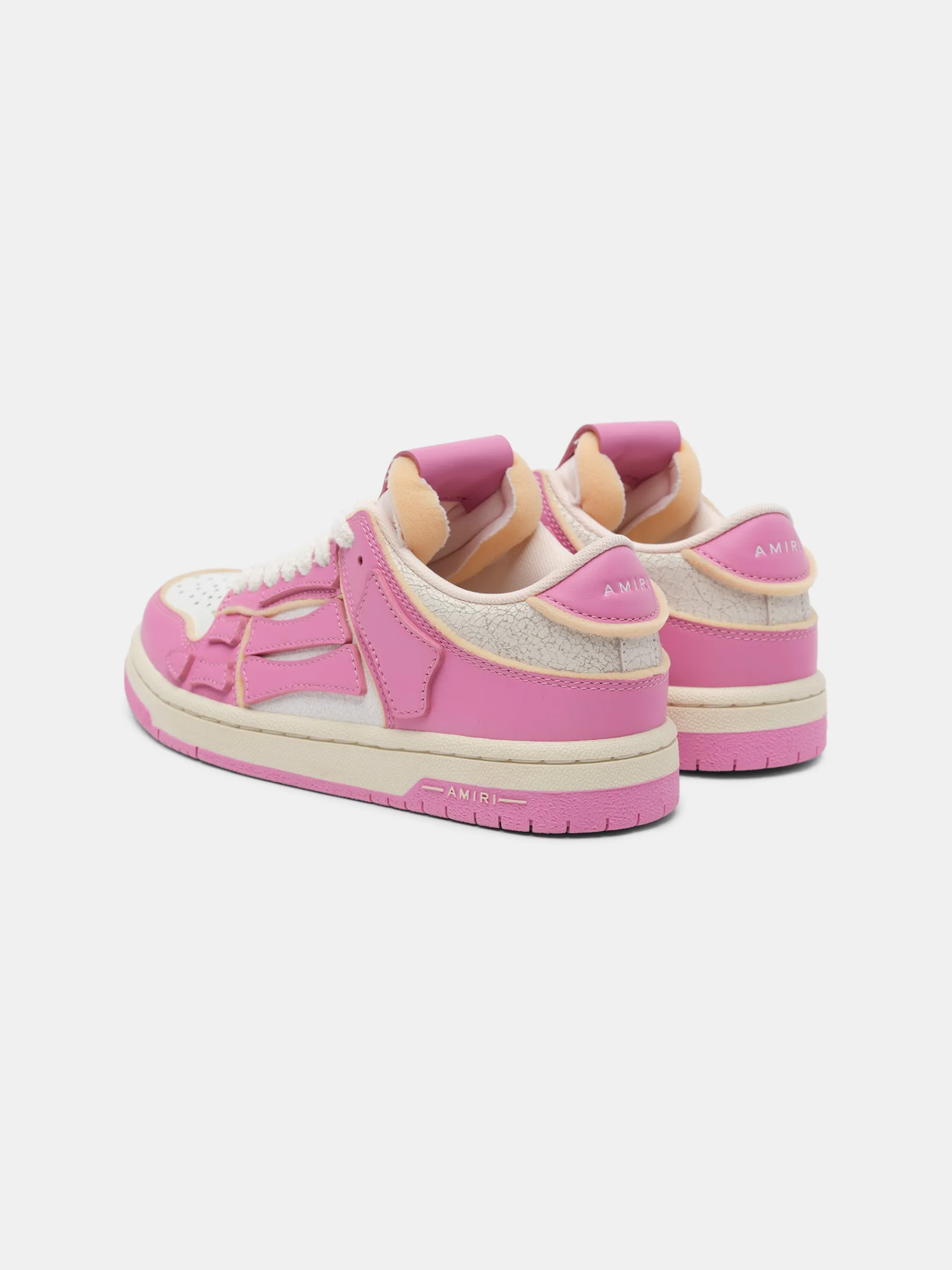 AMIRI Sneakers|Sneakers<WOMEN'S COLLEGIATE SKEL-TOP LOW Fuchsia Pink White