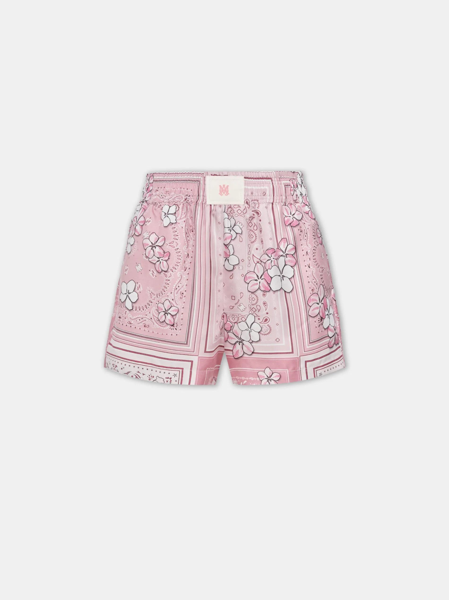 AMIRI Shorts & Sweatpants<WOMEN'S FLORAL BANDANA BOXER SHORT Flamingo Pink