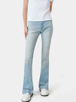 AMIRI Denim<WOMEN'S KICK FLARE Light Indigo