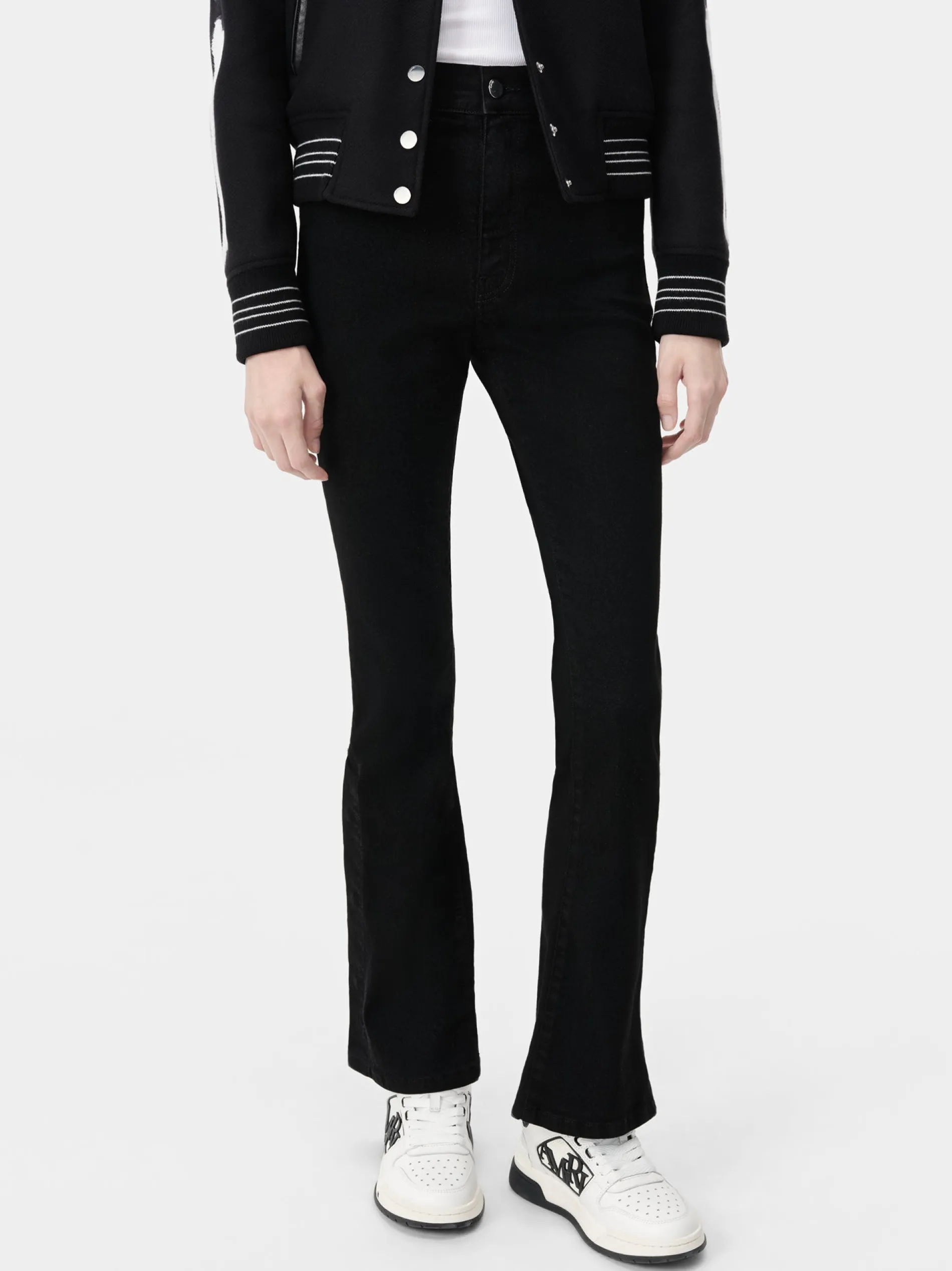 AMIRI Denim<WOMEN'S KICK FLARE BLACK OD