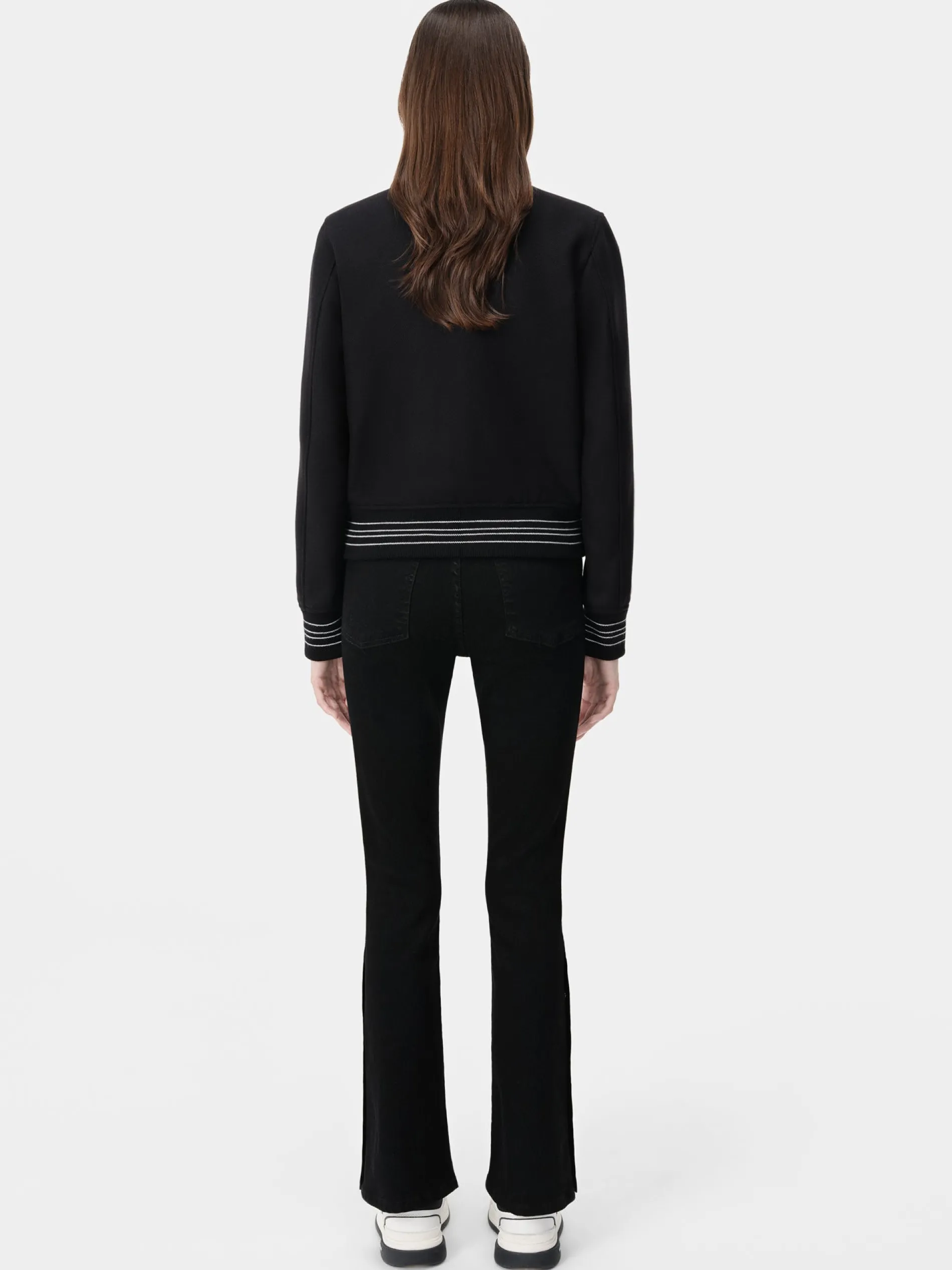 AMIRI Denim<WOMEN'S KICK FLARE BLACK OD