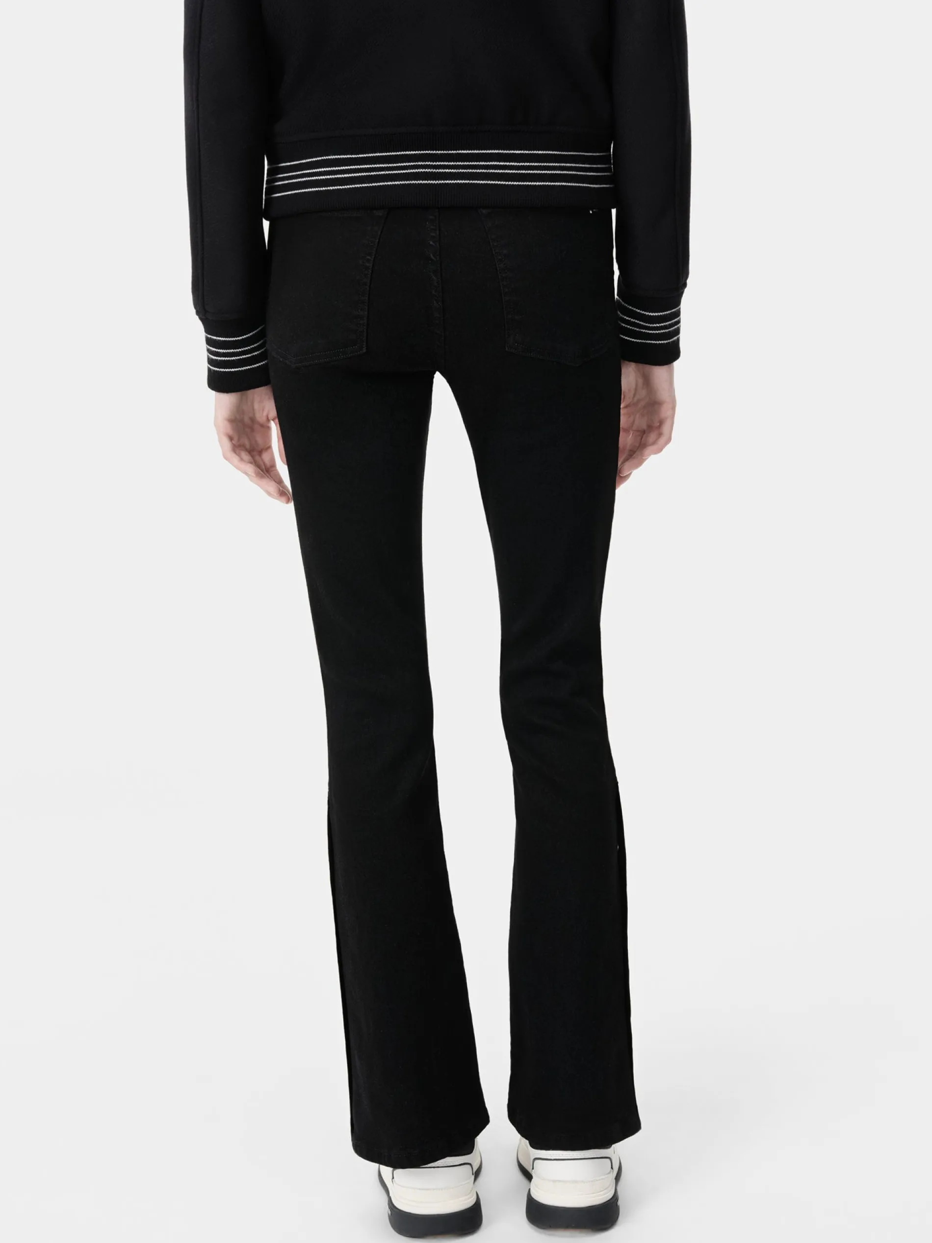 AMIRI Denim<WOMEN'S KICK FLARE BLACK OD
