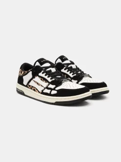 AMIRI Sneakers|Sneakers<WOMEN'S LEOPARD SKEL-TOP LOW BLACK