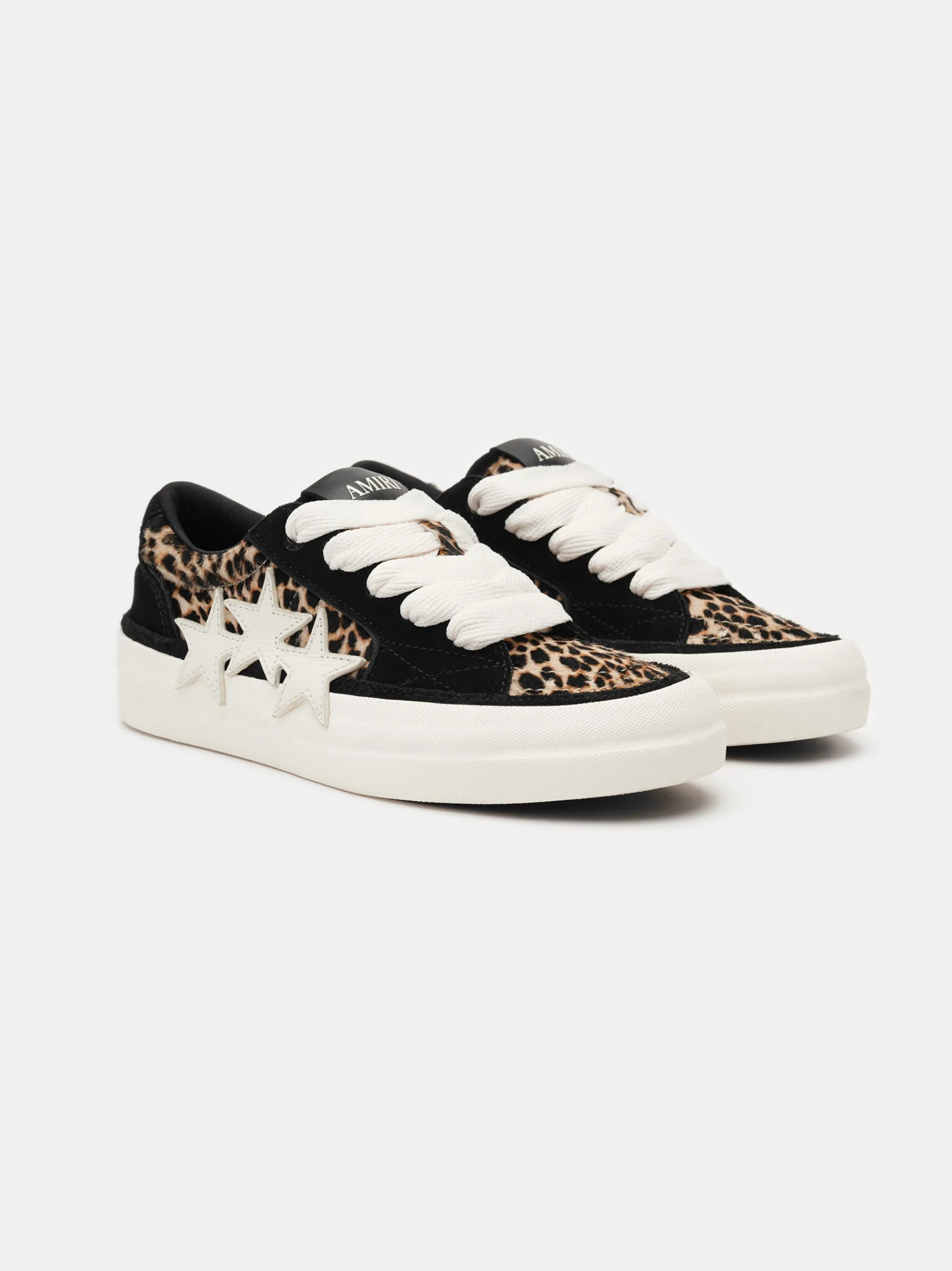 AMIRI Sneakers|Sneakers<WOMEN'S LEOPARD SUNSET SKATE LOW BLACK