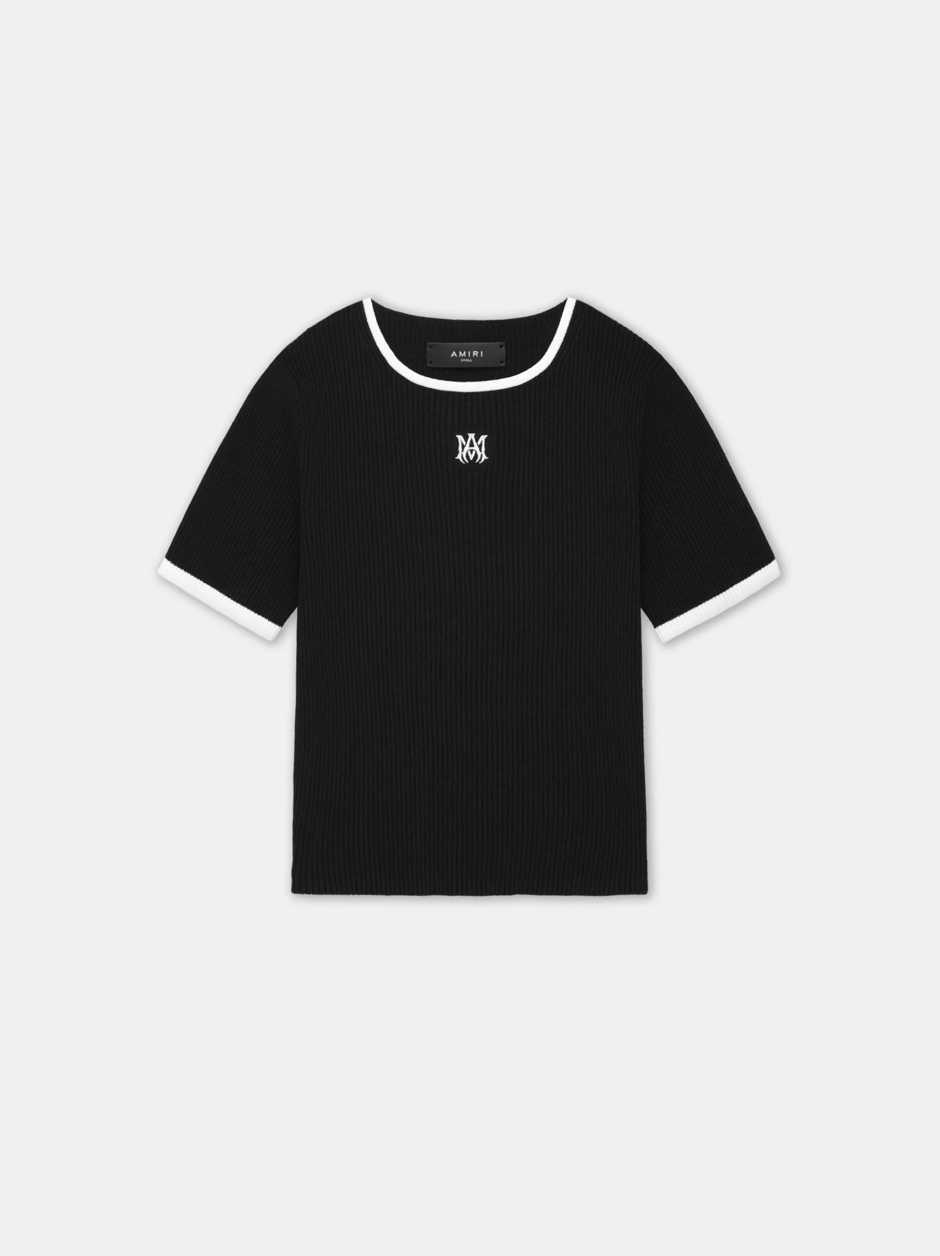 AMIRI Knitwear|Tees<WOMEN'S MA BABY TEE BLACK