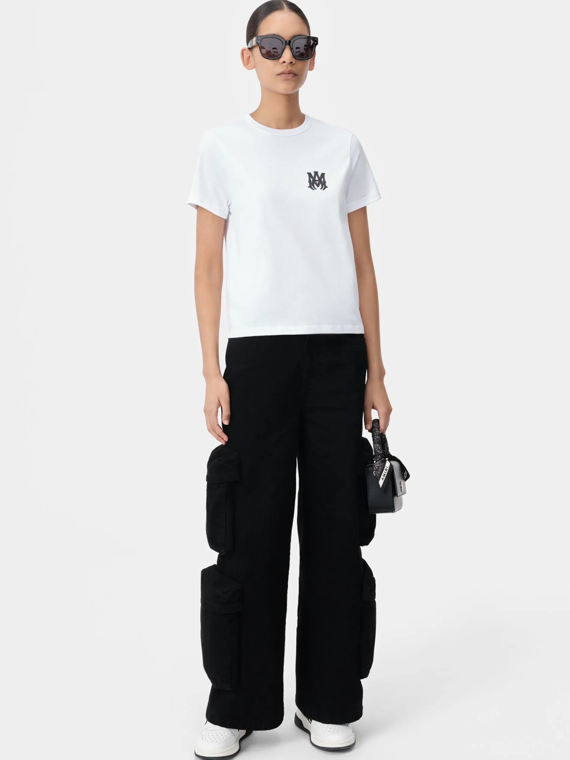 AMIRI Jersey|Tees<WOMEN'S MA CORE LOGO TEE White