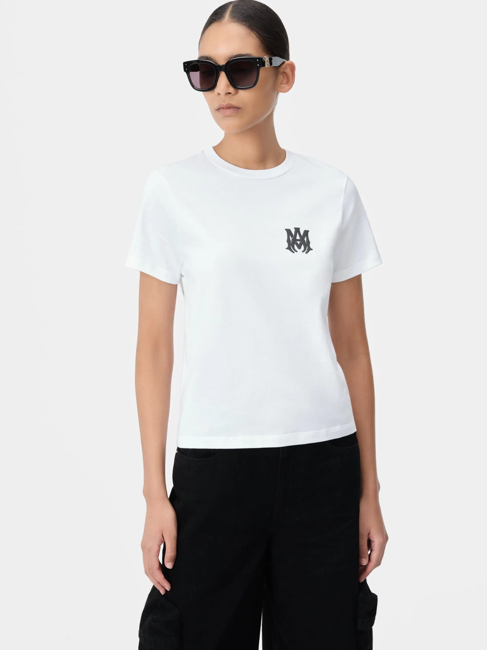 AMIRI Jersey|Tees<WOMEN'S MA CORE LOGO TEE White