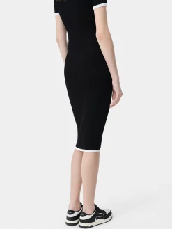 AMIRI Knitwear<WOMEN'S MA MIDI SKIRT BLACK