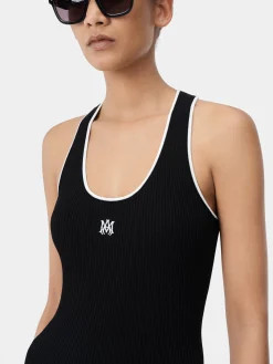 AMIRI Knitwear|Dresses<WOMEN'S MA MINI DRESS BLACK
