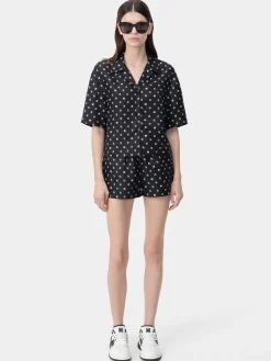 AMIRI Shorts & Sweatpants<WOMEN'S MA PAISLEY BOXER SHORT BLACK