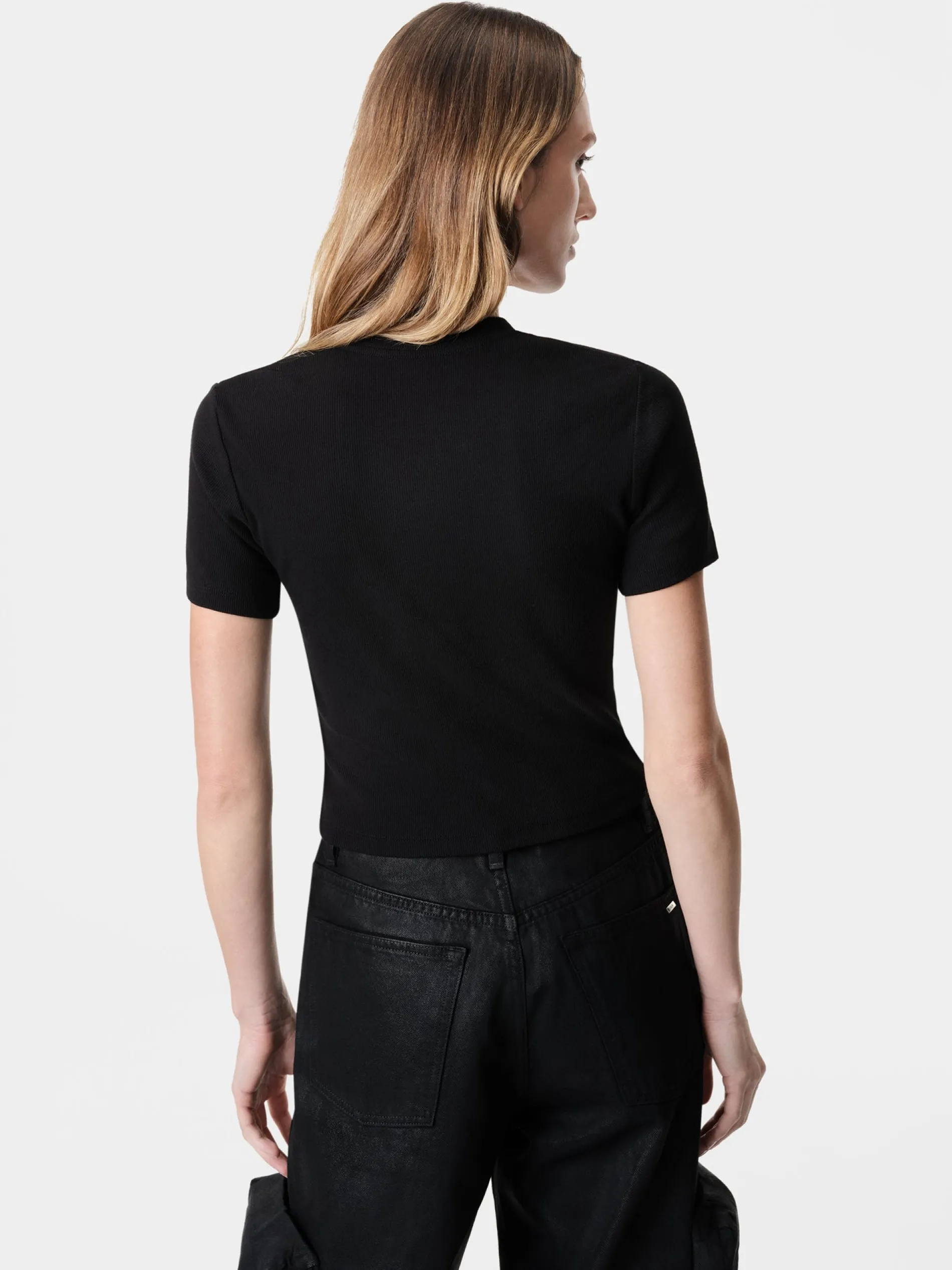 AMIRI Jersey|Tees<WOMEN'S MA QUAD BABY TEE BLACK