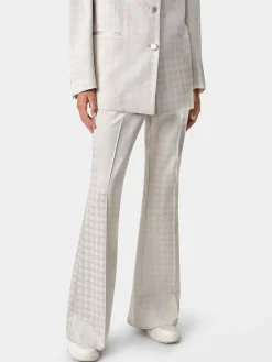 AMIRI Pants<WOMEN'S MA QUAD KICK FLARE Alabaster