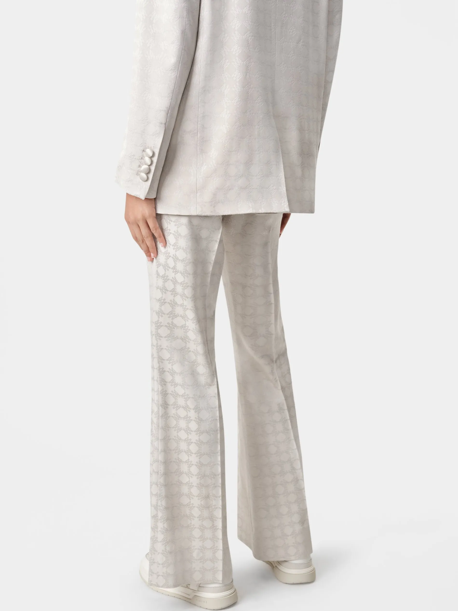 AMIRI Pants<WOMEN'S MA QUAD KICK FLARE Alabaster