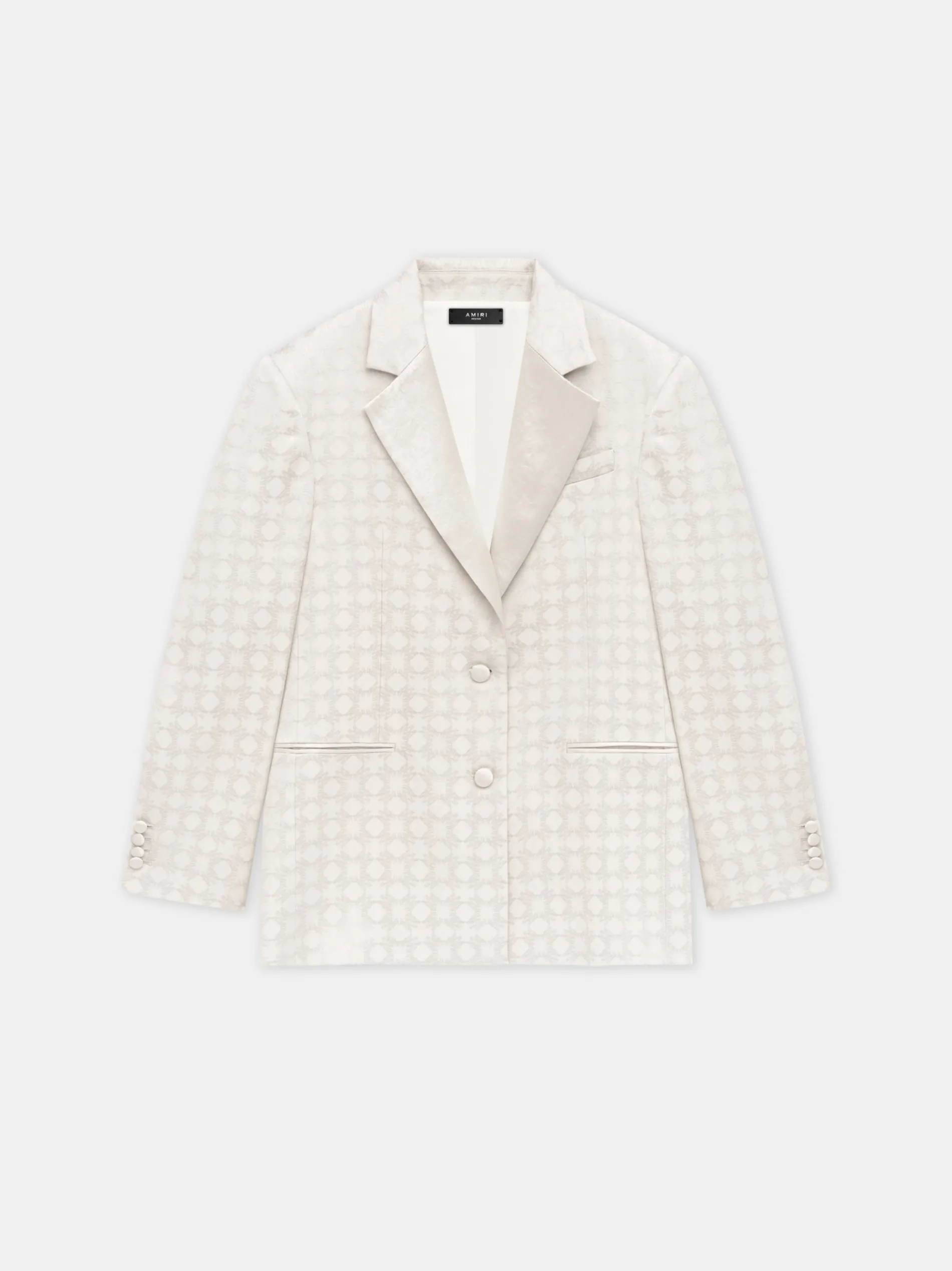 AMIRI Outerwear<WOMEN'S MA QUAD OVERSIZED BLAZER Alabaster