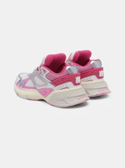AMIRI Activewear|Sneakers<WOMEN'S MA RUNNER Fuchsia Pink White Silver