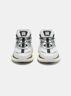 AMIRI Sneakers|Sneakers<WOMEN'S MA RUNNER Black White Silver