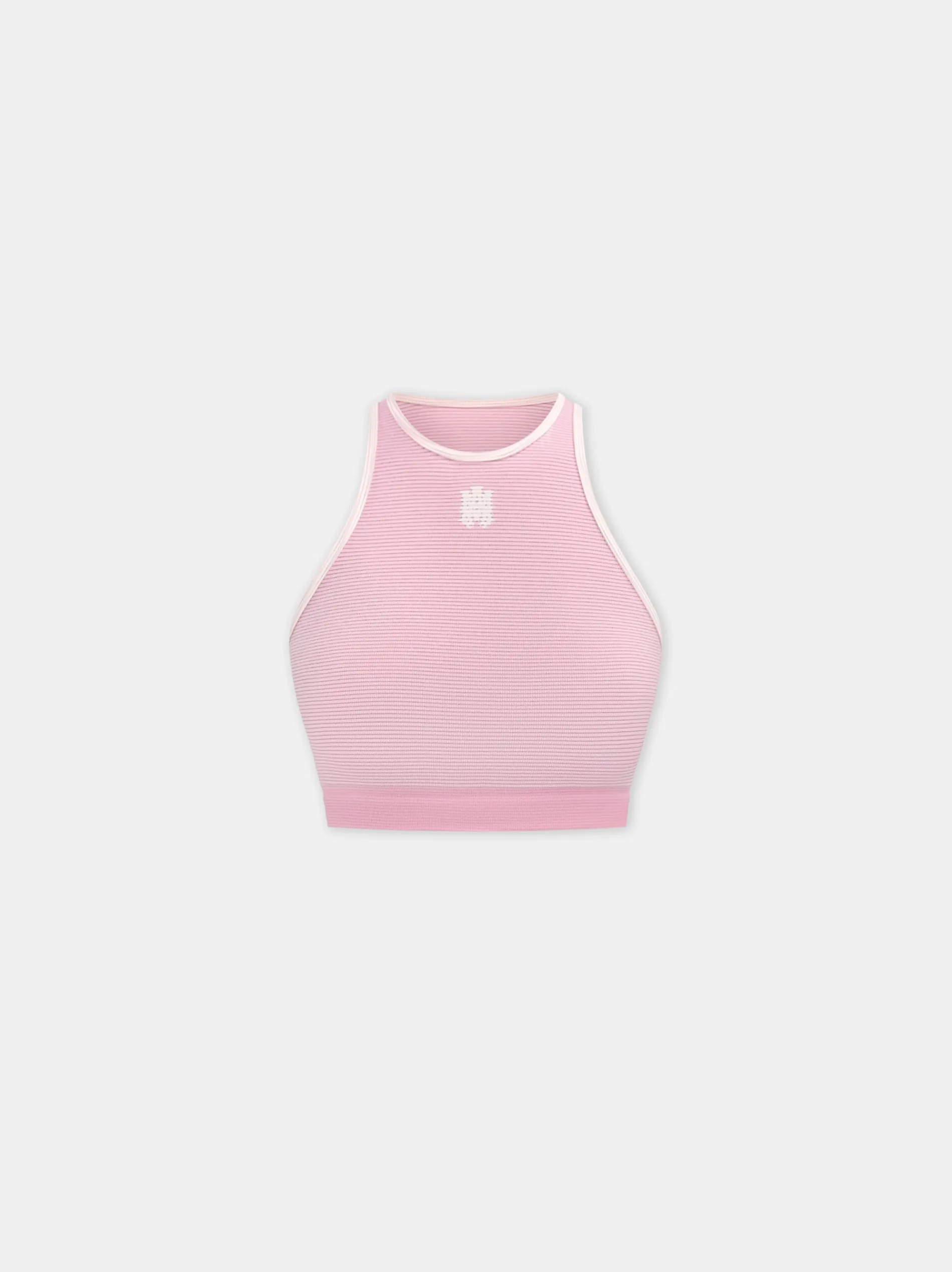 AMIRI Activewear<WOMEN'S MA SEAMLESS RACERBACK BRA Flamingo Pink