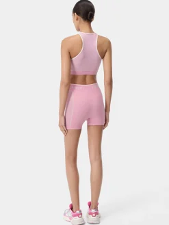 AMIRI Activewear|Shorts & Sweatpants<WOMEN'S MA SEAMLESS SHORT Flamingo Pink