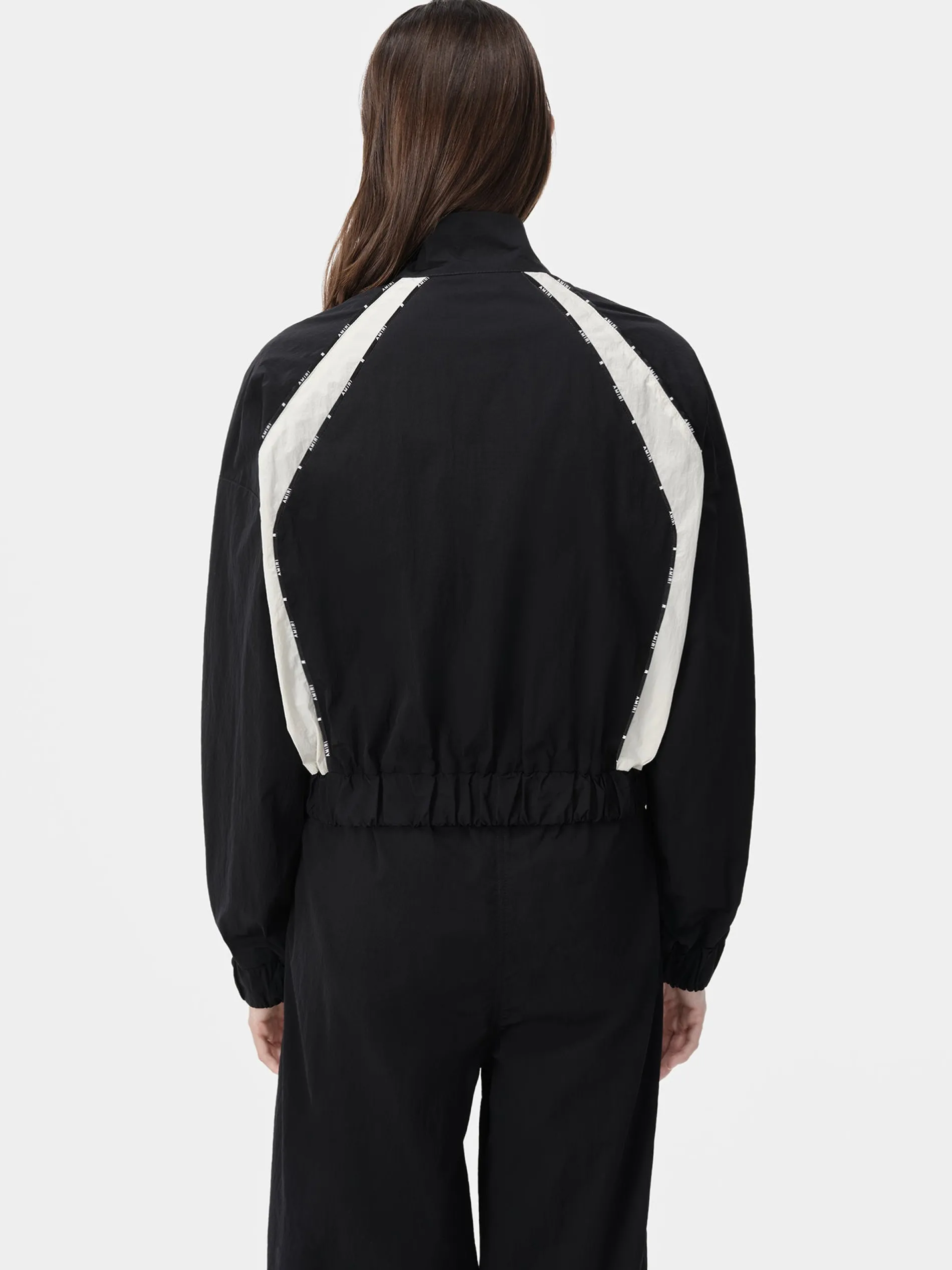AMIRI Activewear|Outerwear<WOMEN'S RAGLAN MA TRACK JACKET BLACK