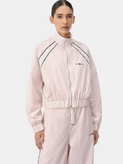 AMIRI Activewear|Outerwear<WOMEN'S RAGLAN MA TRACK JACKET Rosewater