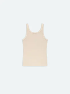 AMIRI Knitwear|Tees<WOMEN'S RIB TANK Summer Sand