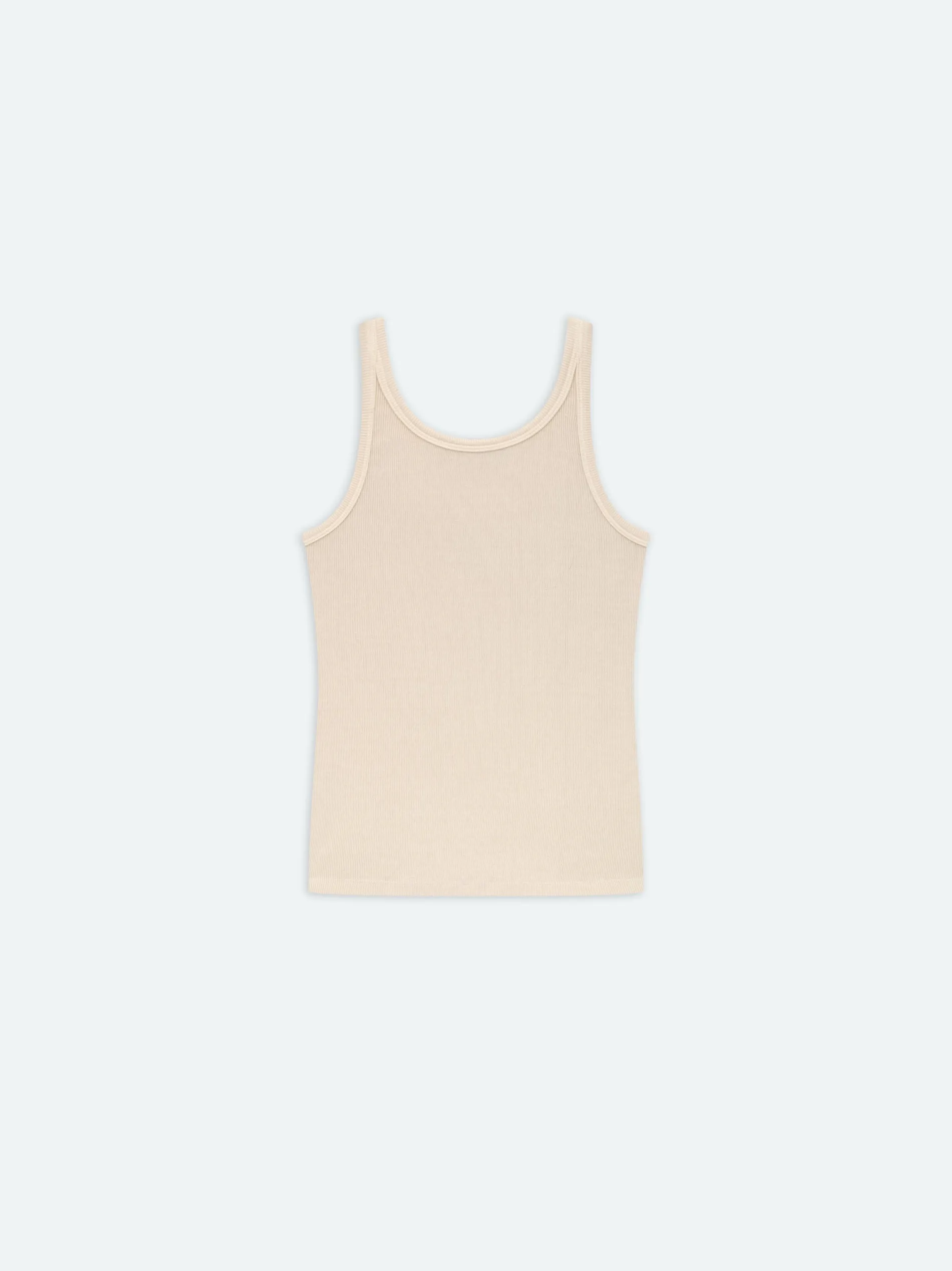 AMIRI Knitwear|Tees<WOMEN'S RIB TANK Summer Sand