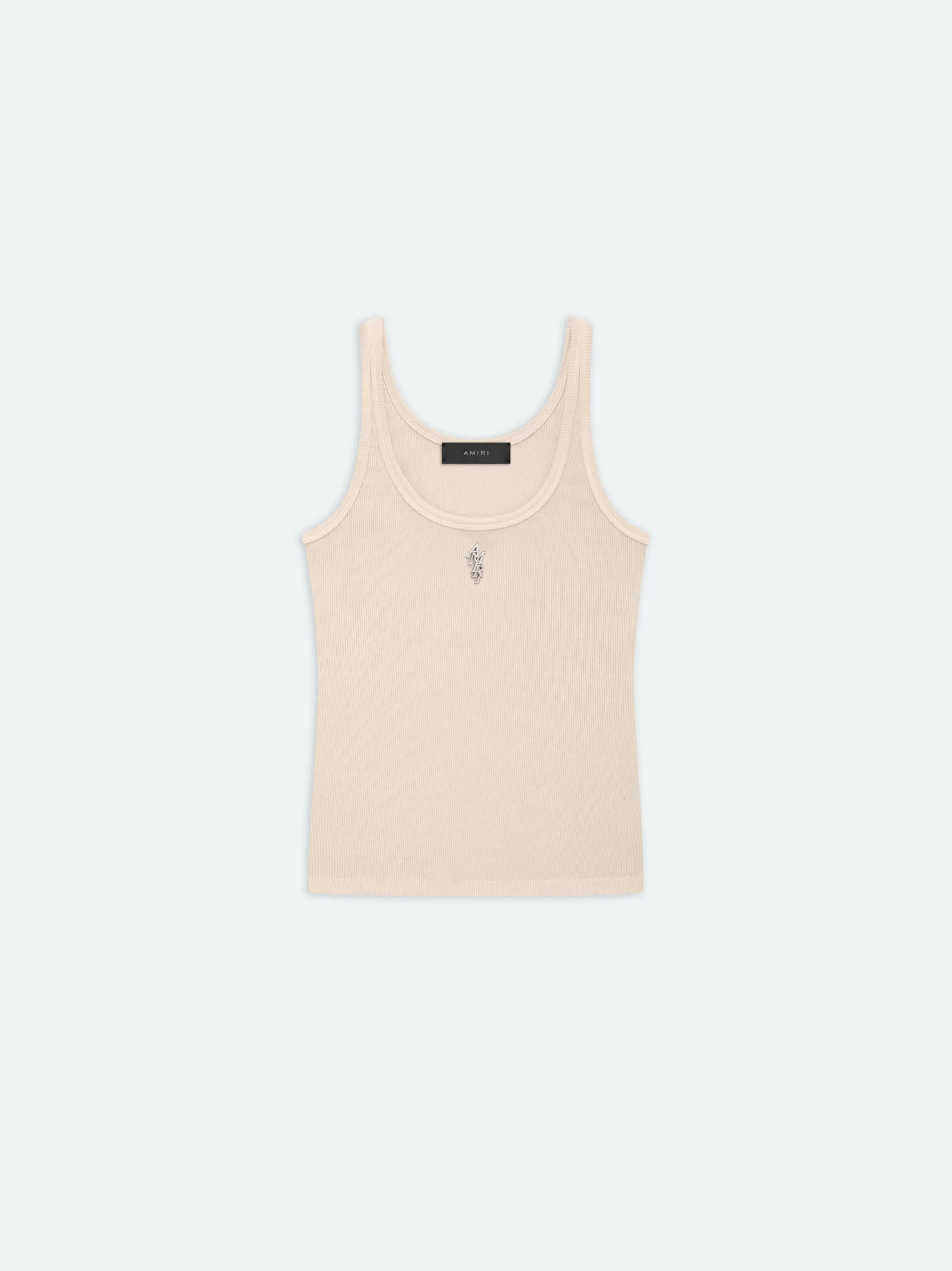AMIRI Knitwear|Tees<WOMEN'S RIB TANK Summer Sand