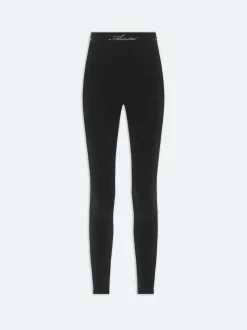 AMIRI Activewear<WOMEN'S SEAMLESS LEGGINGS BLACK