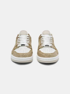 AMIRI Sneakers|Sneakers<WOMEN'S SHIMMER SKEL-TOP LOW White Gold