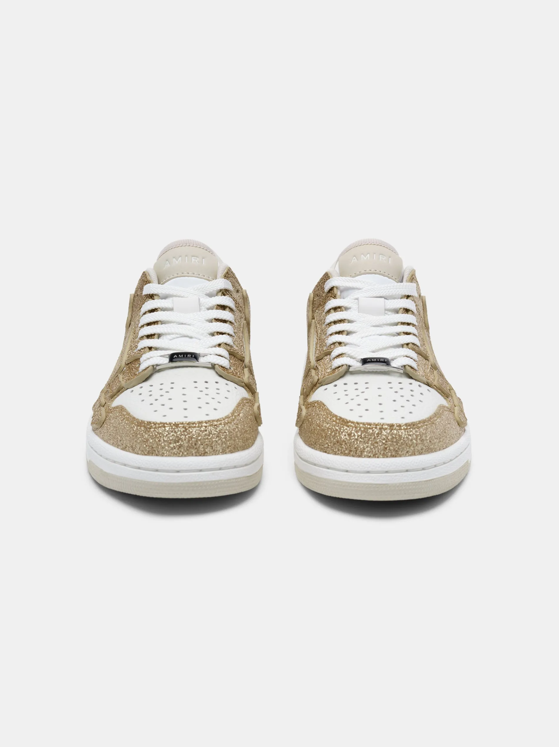 AMIRI Sneakers|Sneakers<WOMEN'S SHIMMER SKEL-TOP LOW White Gold