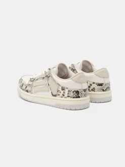 AMIRI Sneakers|Sneakers<WOMEN'S SNAKE SKEL-TOP LOW Alabaster